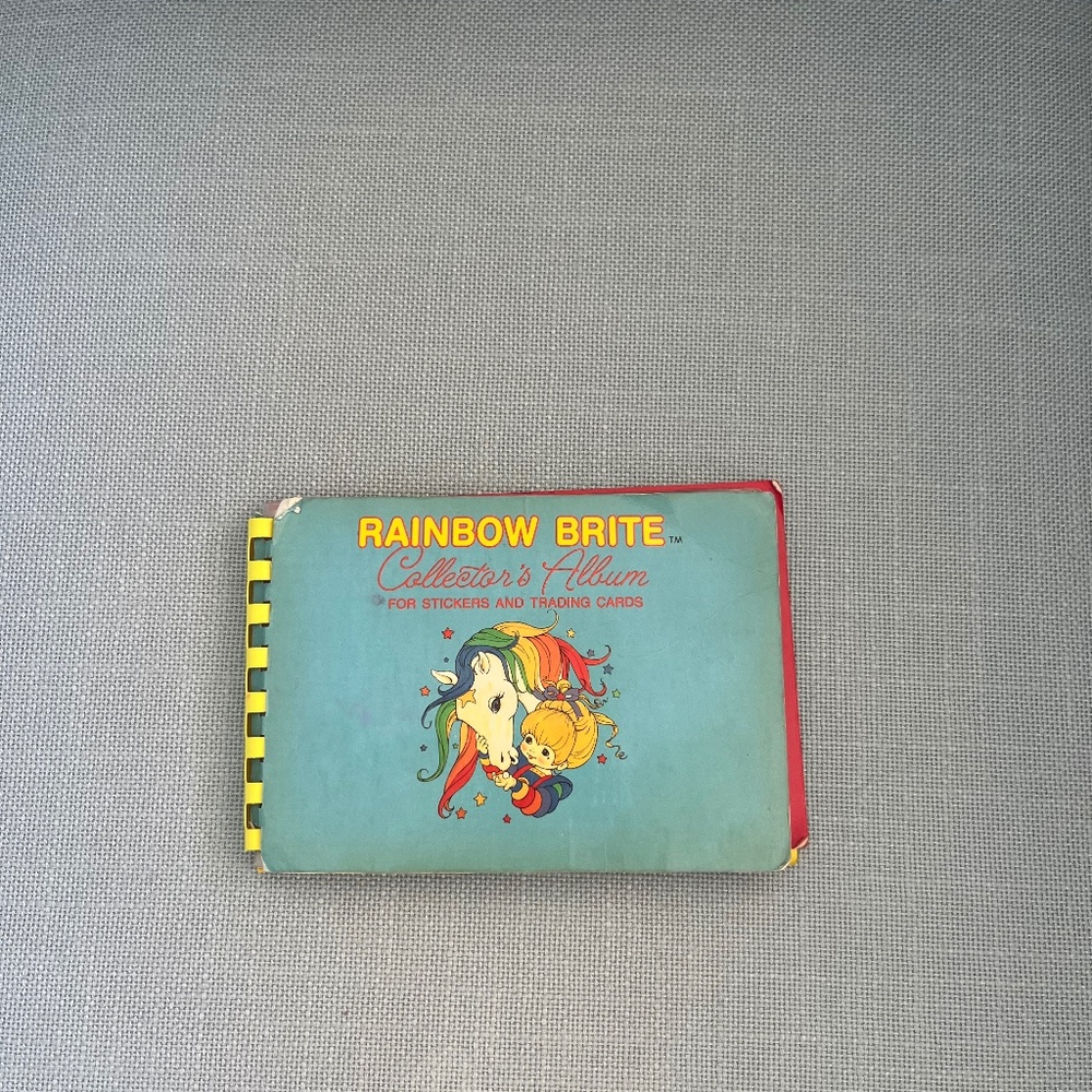 Vintage 1983 Rainbow Brite Complete Collector Album | Card Book w/ Cards